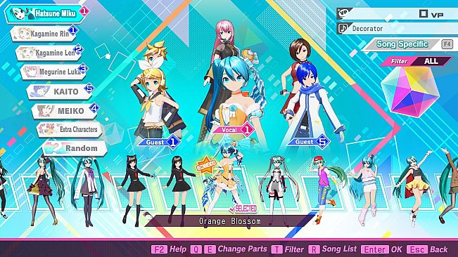 Hatsune Miku: Project DIVA Mega Mix+ Item Unlock Key
