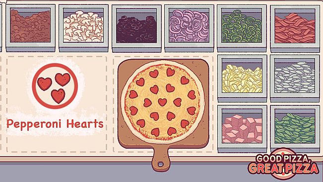 Good Pizza, Great Pizza - Romantic Topping Skins - Valentines 2023