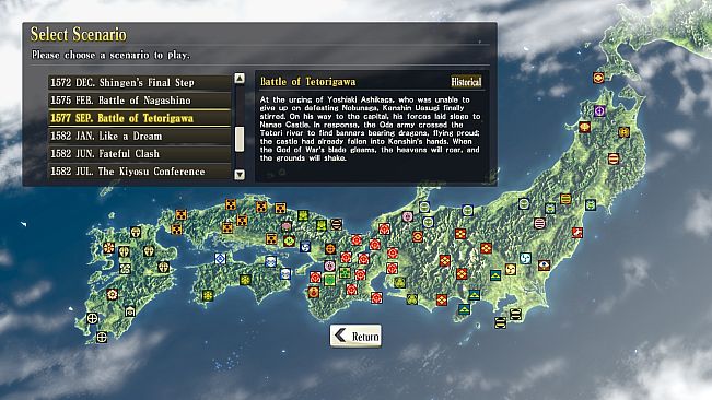 NOBUNAGA'S AMBITION: SoI - Scenario 7 "Battle of Tetorigawa"