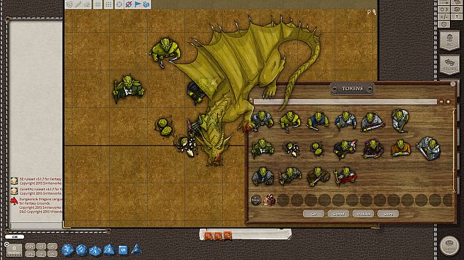 Fantasy Grounds - Gold Dragons (Token Pack)