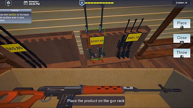 Gun Center Simulator