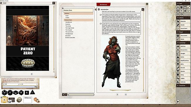 Fantasy Grounds - Horror Companion Adventure (SWADE) - Patient Zero