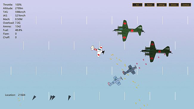 2D Dogfight - World War II (Eastern Front and Pacific)