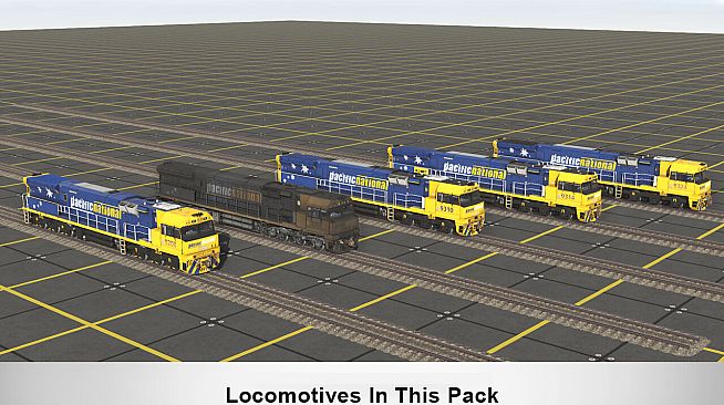 Trainz 2019 DLC - Pacific National 92 and 93 Class Locomotives