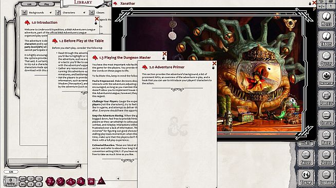 Fantasy Grounds - D&D DDIA-XGE Underworld Speculation