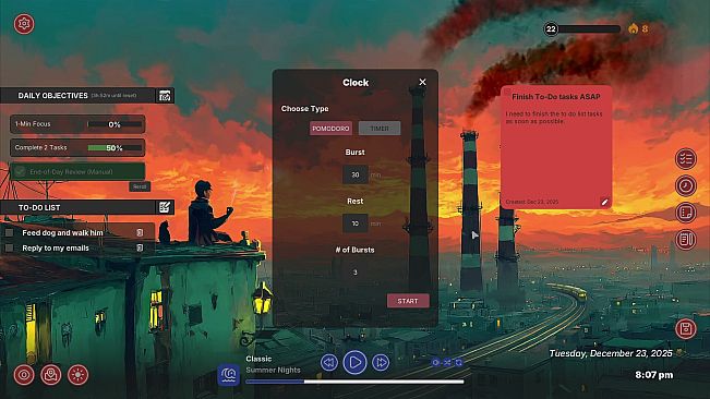 FocusScape: Lofi Productivity
