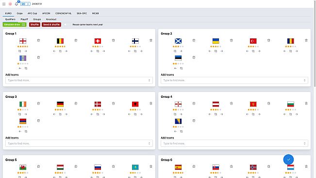 Forever World Cup Simulator