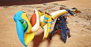 Monster Hunter Rise - "Stuffed Tigrex" Hunter layered weapon (Hunting Horn)