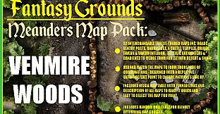 Fantasy Grounds - Meanders Map Pack: Venmire Woods (Map Pack)