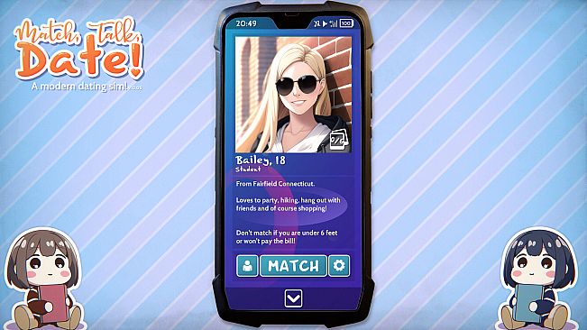 Match, Talk, Date! - A modern dating sim!