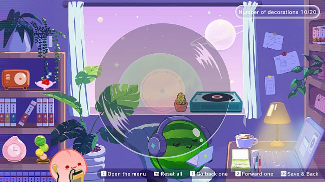 Suika Game Planet Night Chill