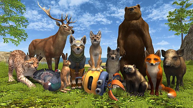 Wolf Hero: Animals vs Robots