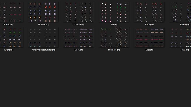 RPG Maker MZ - Medieval Asian Fantasy Weapons Pack