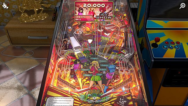 Zaccaria Pinball - Red Show Deluxe Pinball Table
