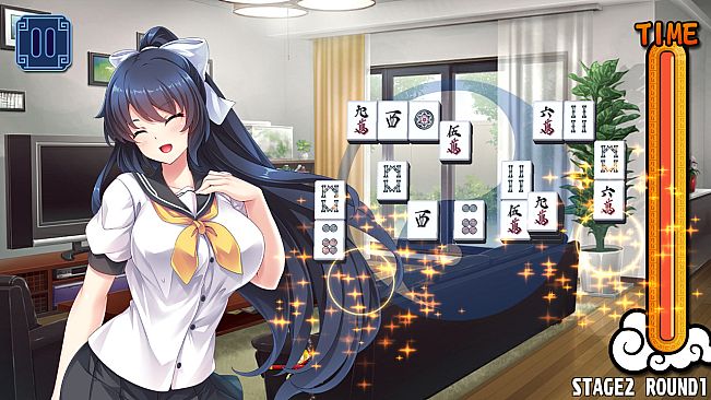 Pretty Girls Mahjong Solitaire [BLUE]