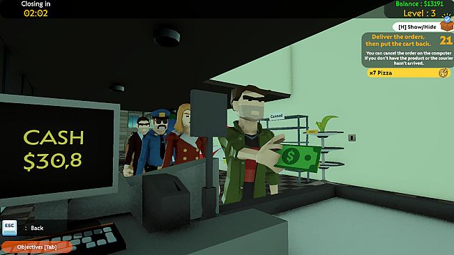 Market Simulation: Rush Hour