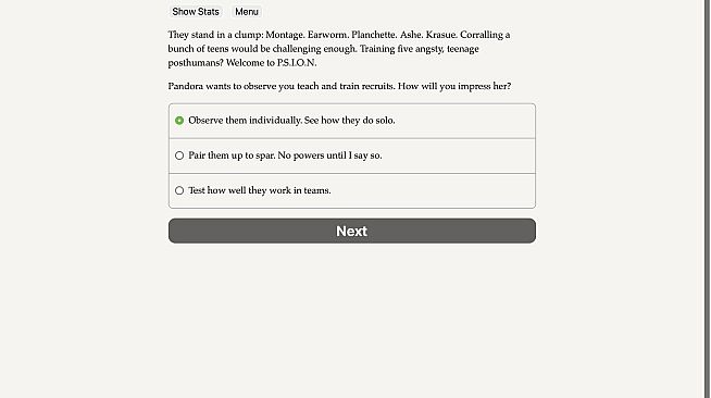 Posthuman: Guardians vs PSION