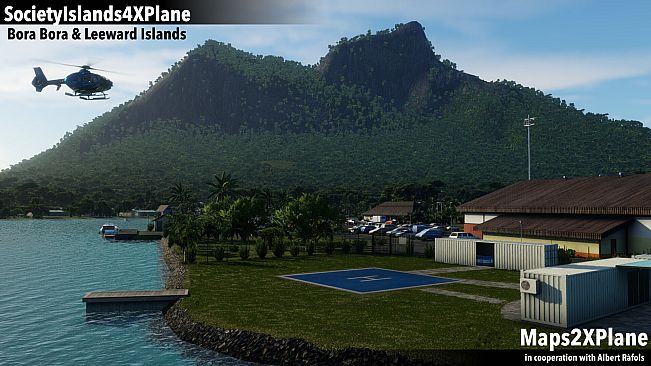X-Plane 12 Add-on: Aerosoft - Society Islands XP - Bora Bora & Leeward Islands