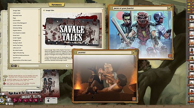 Fantasy Grounds - ETU: Degrees of Horror (Savage Worlds)