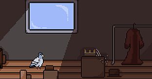 Three Pigeons in a Trench Coat