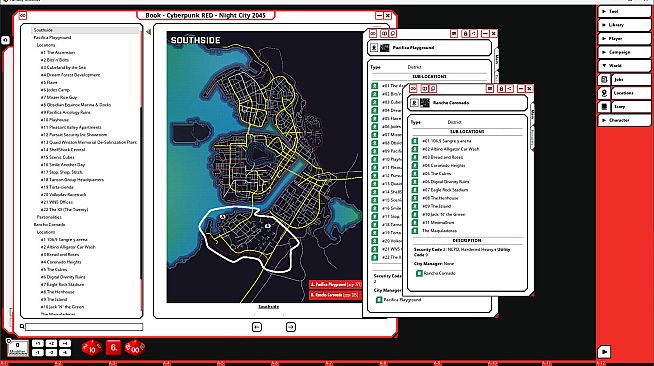 Fantasy Grounds - Cyberpunk RED - Night City 2045