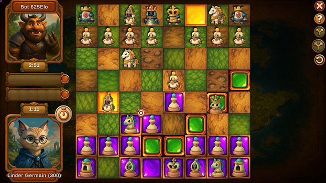 Choc Tactic 4 Chess Master - Game of Queens