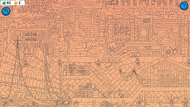 Hidden Capybaras with Orange