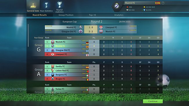 Football, Tactics & Glory: World