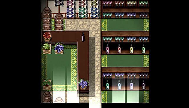 RPG Maker MZ - KR Fantasy Market - Grocery Tileset