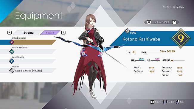 The Caligula Effect: Overdose - Casual Clothes Costume Set