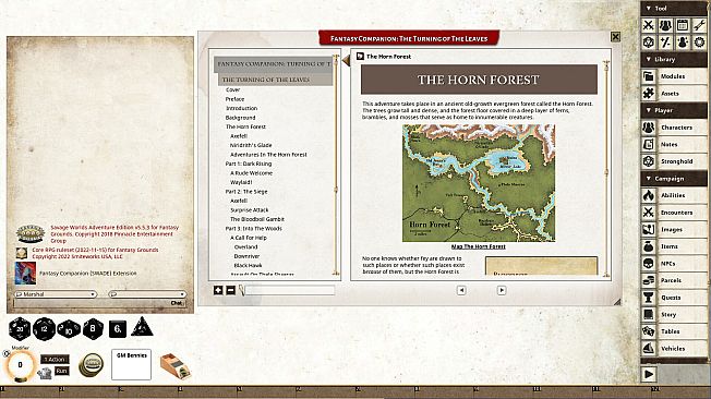 Fantasy Grounds - The Turning of the Leaves Fantasy Adventure