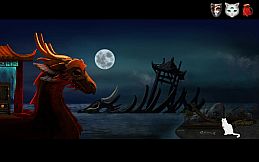 Cat and Ghostly Road