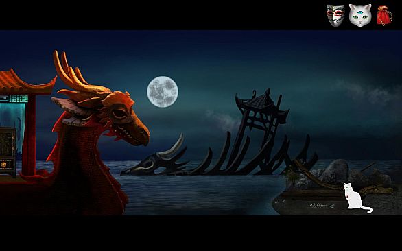 Cat and Ghostly Road