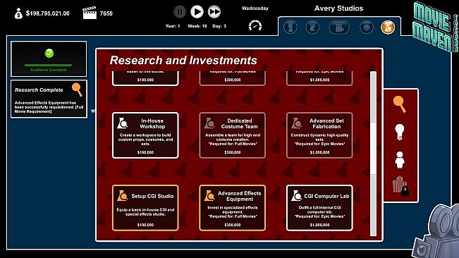 Movie Maven: A Tycoon Game