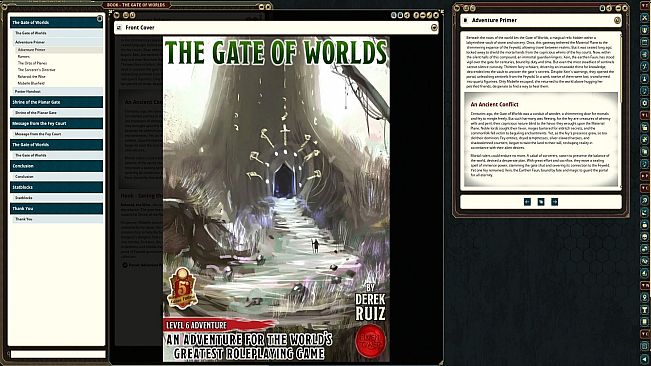 Fantasy Grounds - The Gate of Worlds - Level-6