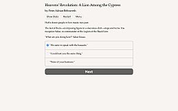 Heavens' Revolution: A Lion Among the Cypress