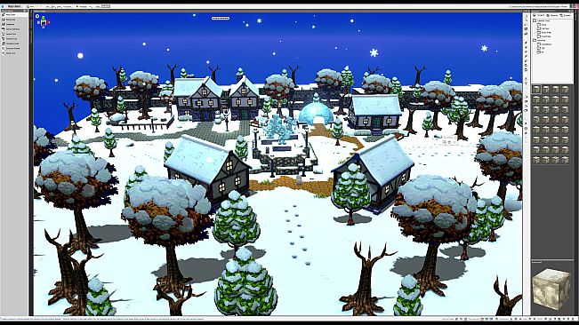 RPG Developer Bakin PixelScapes Winter Pack