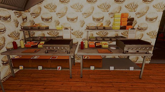 Corner Kitchen Fast Food Simulator