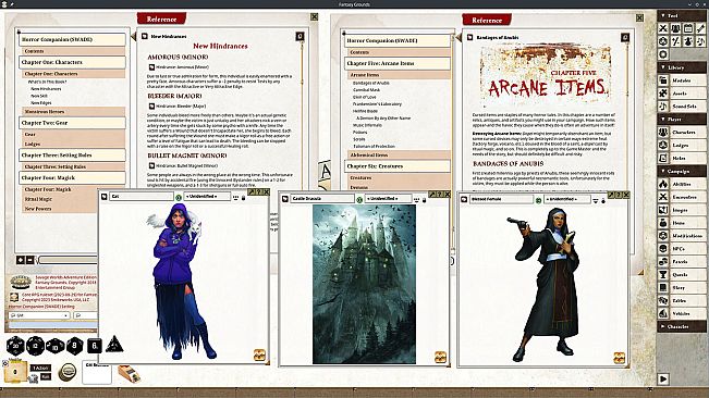 Fantasy Grounds - Horror Companion (SWADE)