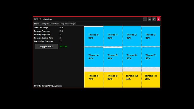 PACT - Process Affinity Control Tool