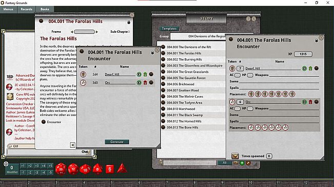 Fantasy Grounds - D&D Classics: Thunder Rift Basic (2E)