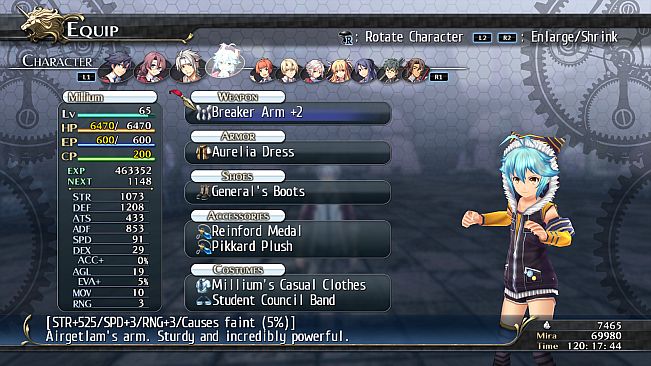 The Legend of Heroes: Trails of Cold Steel - Millium's Casuals