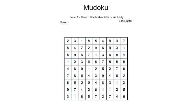 Mudoku - next Sudoku