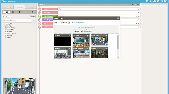 TyranoBuilder Visual Novel Studio