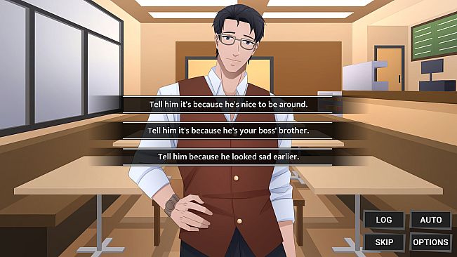 My Douchey Boss Has a Gentle Twin Brother?! - BL Visual Novel