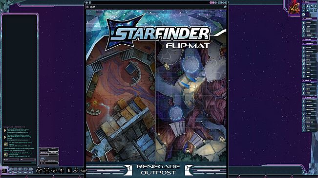 Fantasy Grounds - Starfinder 2 RPG - Flip-Mat: Renegade Outpost