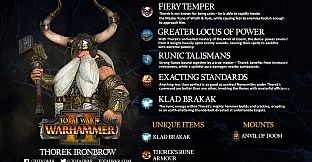 Total War: WARHAMMER II - Thorek Ironbrow