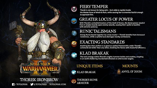 Total War: WARHAMMER II - Thorek Ironbrow