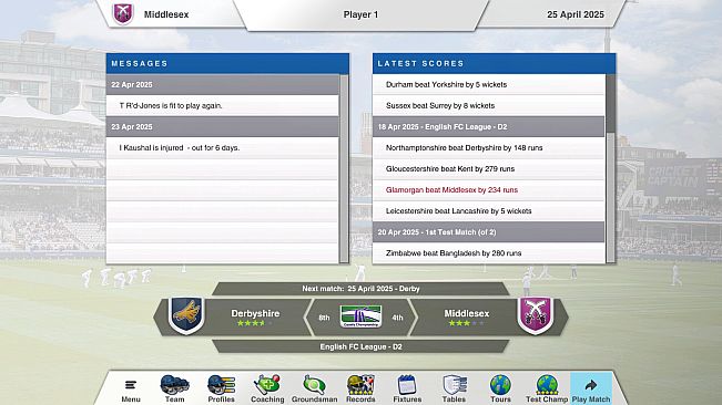 Cricket Captain 2025