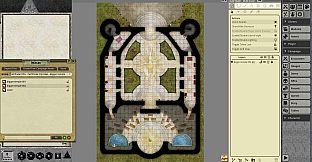 Fantasy Grounds - Pathfinder RPG - Pathfinder Flip-Mat: Bigger Temple